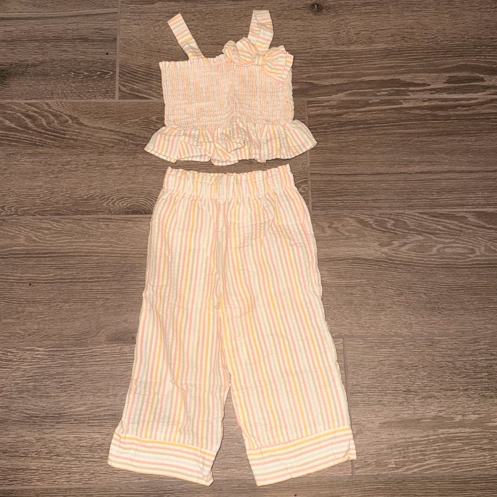 Good Lad Multicolor Striped Kids Set